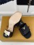 Louis Vuitton LV Capri Mules 45mm in Black Leather