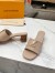 Louis Vuitton LV Capri Mules 45mm in Galet Leather