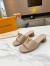 Louis Vuitton LV Capri Mules 45mm in Galet Leather