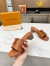 Louis Vuitton LV Capri Mules 45mm in Brown Leather
