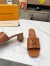 Louis Vuitton LV Capri Mules 45mm in Brown Leather