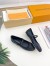 Louis Vuitton Romy Flat Ballerinas in Black Lambskin