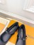 Louis Vuitton Romy Flat Ballerinas in Black Lambskin