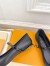 Louis Vuitton Romy Flat Ballerinas in Black Lambskin