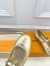Louis Vuitton Romy Flat Ballerinas in Gold Metallic Lambskin