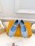Louis Vuitton Romy Flat Ballerinas in Monogram Denim