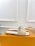 Louis Vuitton LV Capri Flat Slides in Beige Raffia