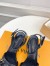 Louis Vuitton Shake Sandals 55mm in Black Perforated Leather