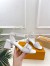 Louis Vuitton Shake Sandals 55mm in White Perforated Leather