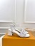 Louis Vuitton Shake Sandals 55mm in White Perforated Leather