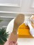 Louis Vuitton Shake Sandals 55mm in White Perforated Leather
