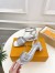 Louis Vuitton Shake Sandals 55mm in Silver Perforated Lambskin