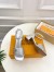 Louis Vuitton Shake Sandals 55mm in Silver Perforated Lambskin