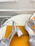 Louis Vuitton Shake Sandals 55mm in Silver Perforated Lambskin