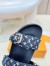 Louis Vuitton Bom Dia Comfort Mules in Blue Monogram Denim