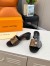 Louis Vuitton LV Frame Mules 45mm in Monogram Reverse Canvas