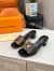 Louis Vuitton LV Frame Mules 45mm in Monogram Reverse Canvas