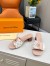 Louis Vuitton LV Frame Mules 45mm in Monogram Dune Canvas