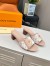 Louis Vuitton LV Frame Mules 45mm in Monogram Dune Canvas