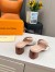 Louis Vuitton LV Frame Mules 45mm in Monogram Dune Canvas