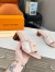 Louis Vuitton LV Frame Mules 45mm in Monogram Dune Canvas