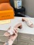 Louis Vuitton LV Frame Mules 45mm in Monogram Dune Canvas