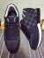 Louis Vuitton Men's Run Away Sneakers In Damier Textile 