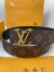 Louis Vuitton LV Tag 40mm Reversible Belt In Monogram Canvas M0369V