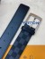 Louis Vuitton Downtown 40mm Belt In Damier Graphite Canvas M0374V