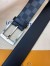 Louis Vuitton Downtown 40mm Belt In Damier Graphite Canvas M0374V