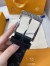 Louis Vuitton Downtown 40mm Belt In Monogram Eclipse Canvas M0375V