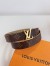 Louis Vuitton LV Initiales 30MM Reversible Belt in Monogram Canvas M0646V