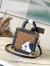 Louis Vuitton Mini Square Trunk Dalmatien in Monogram Reverse Canvas