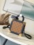 Louis Vuitton Mini Square Trunk Dalmatien in Monogram Reverse Canvas