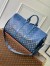 Louis Vuitton Keepall Bandouliere 55 Bag in Green Monogram Gradient Canvas M11558