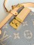 Louis Vuitton Side Trunk MM Bag in Grey Monogram Canvas M12428