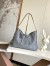 Louis Vuitton CarryAll Dark MM Bag in Grey Lambskin M12583