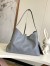 Louis Vuitton CarryAll Dark MM Bag in Grey Lambskin M12583