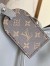 Louis Vuitton CarryAll Dark MM Bag in Grey Lambskin M12583