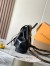 Louis Vuitton Montsouris PM Backpack in Black Lambskin M12587