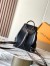 Louis Vuitton Montsouris PM Backpack in Black Lambskin M12587