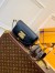 Louis Vuitton Swing Bag In Black Calfskin M20393