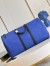 Louis Vuitton x NBA Keepall Bandouliere 55 Bag In Blue Leather M21105
