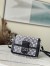 Louis Vuitton Dauphine MM Bag In Grey Monogram Denim M21458