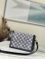 Louis Vuitton Dauphine MM Bag In Grey Monogram Denim M21458