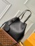 Louis Vuitton Blossom MM Bag In Black Mahina Leather M21851