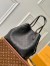 Louis Vuitton Blossom MM Bag In Black Mahina Leather M21851