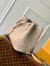Louis Vuitton Blossom MM Bag In Galet Mahina Leather M21852