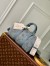 Louis Vuitton Keepall Bandouliere 25 Bag In Monogram Washed Denim M22762