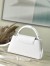 Louis Vuitton Capucines East-West MM Bag in White Leather M23948